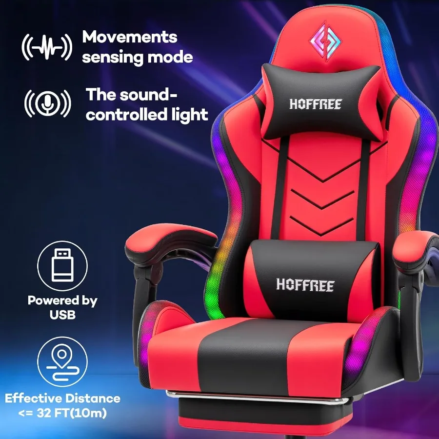 RGB Gaming Chair with Speakers - огляд і ціна Speakers
