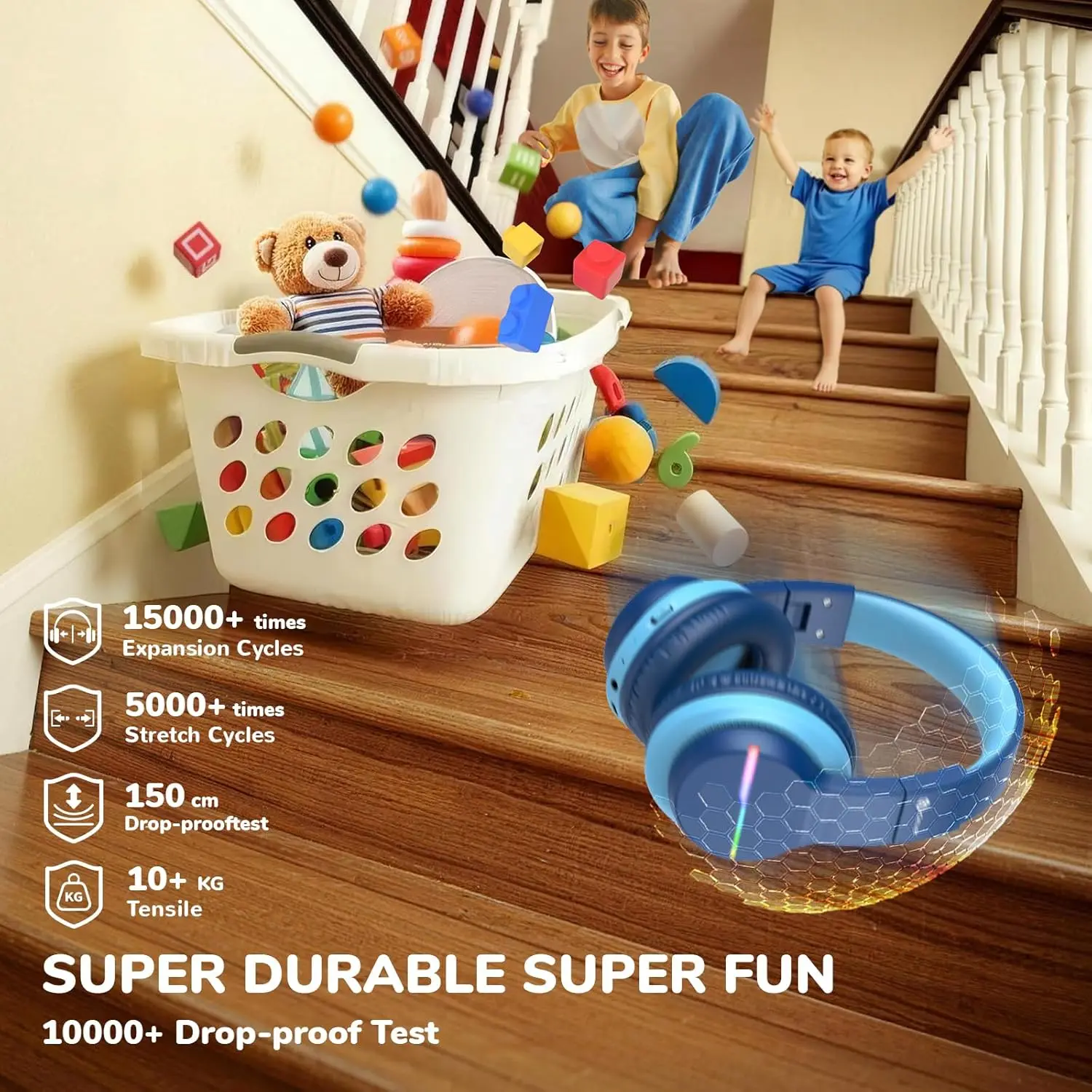 iClever BTH12 Kids Bluetooth H - огляд і ціна Anc Wireless Over Ear Headphones