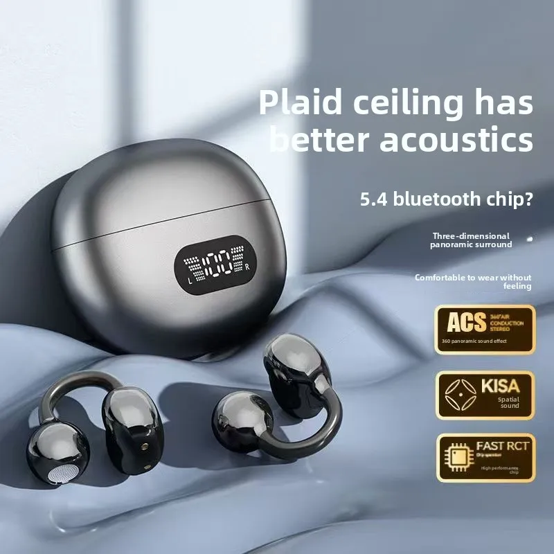 Bluetooth Earphones Clip-On Bo - огляд і ціна Bone Conduction Running Headphones