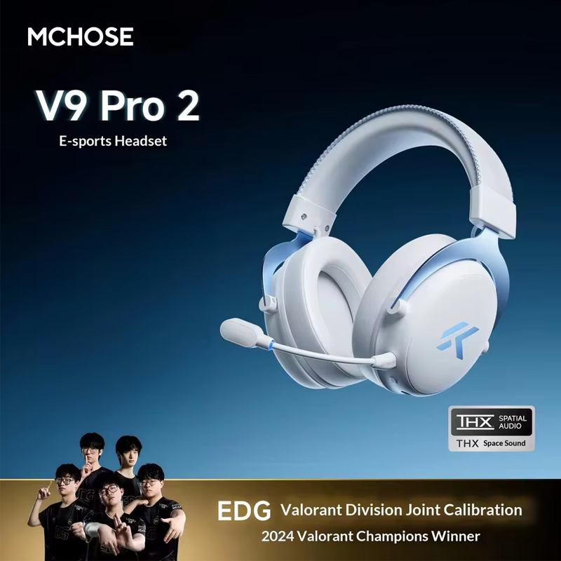 MCHOSE V9 Pro 2 E-sports Wirel - огляд і ціна Anc Wireless Over Ear Headphones